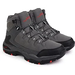 Xer10 Men's X10-08 Sports Trekking & Hiking,Walking Hi-Neck Shoes with EVA+TPR Outsole & Memory Foam Insole Lace-Up Shoes for Men's & Boy's