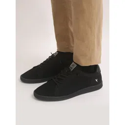 yoho Men Round Toe Perforations Lace-Ups Sneakers