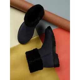 yoho Women Mid-Top Wedge-Heeled Winter Boots