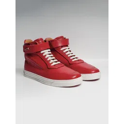 ZEESH Men Leather Sneakers