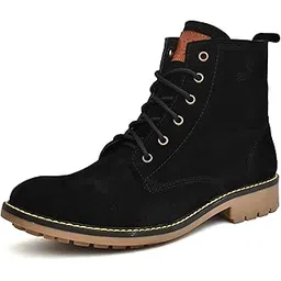 Zelt Italian suede leather side zip casual Boots For Men