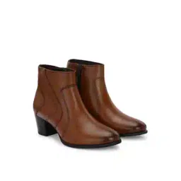 Zip-Closure Ankle-Length Boots