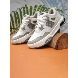 Zixer Men Colourblocked High-Top Sneakers